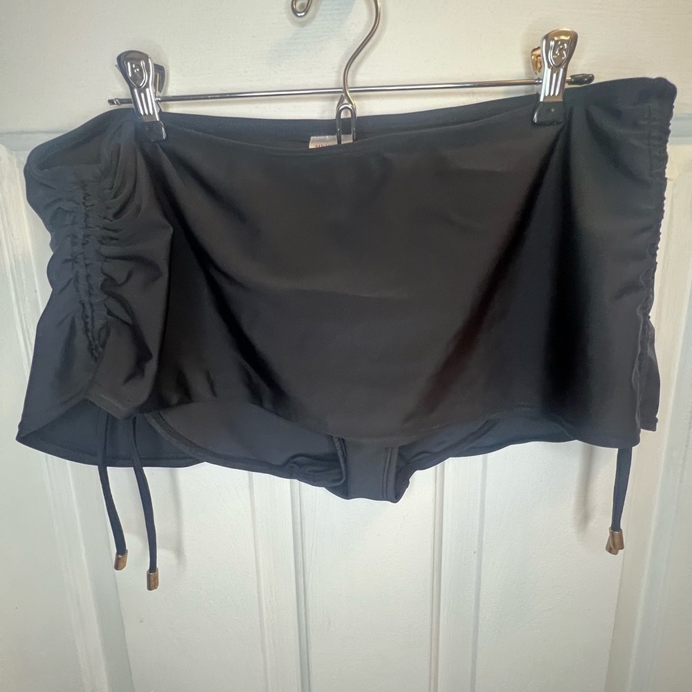 Black Skirted Swim Bottom
